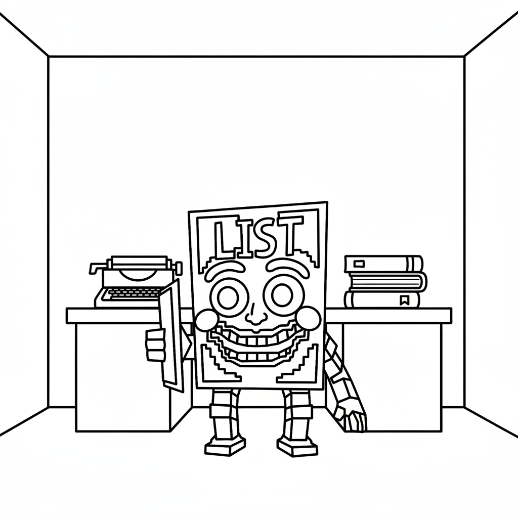 páginas para colorear gratis List List List Sahur 1