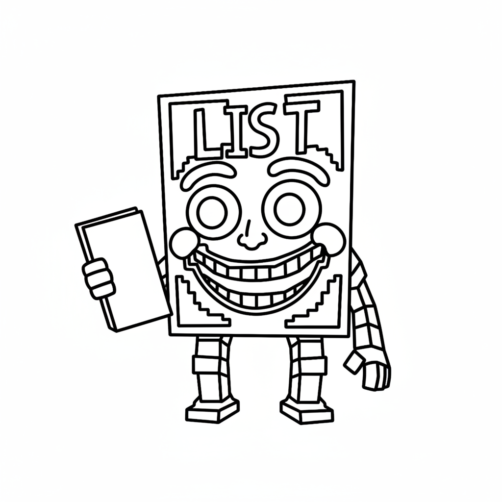 List List List Sahur adornos para colorear