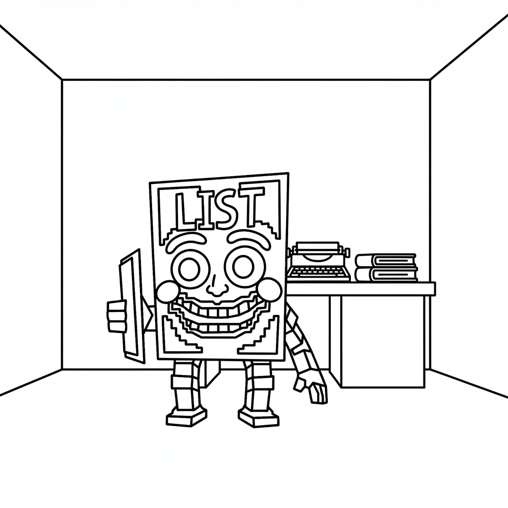 páginas para colorear gratis List List List Sahur para adultos