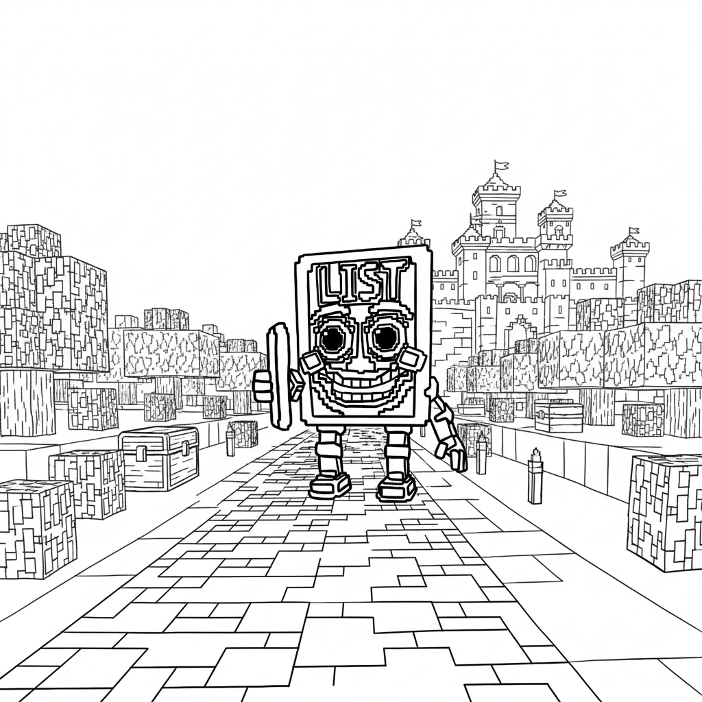 divertidas páginas para colorear List List List Sahur