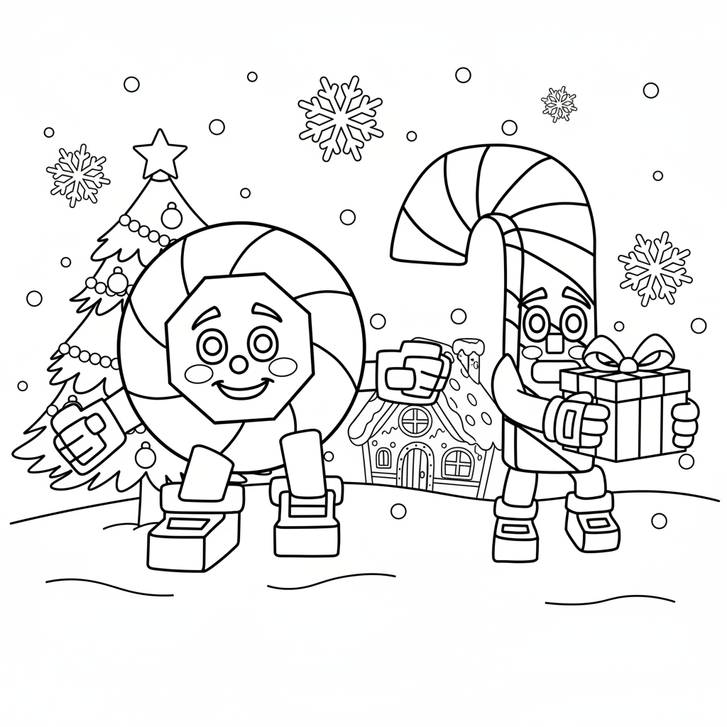 Los Candies 13 lindas páginas para colorear Los Candies 1