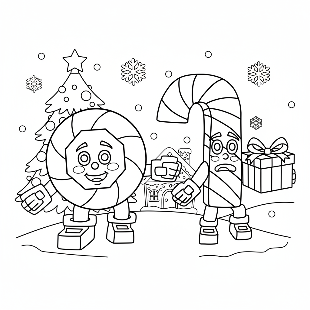 Los Candies 15 lindas páginas para colorear Los Candies 2