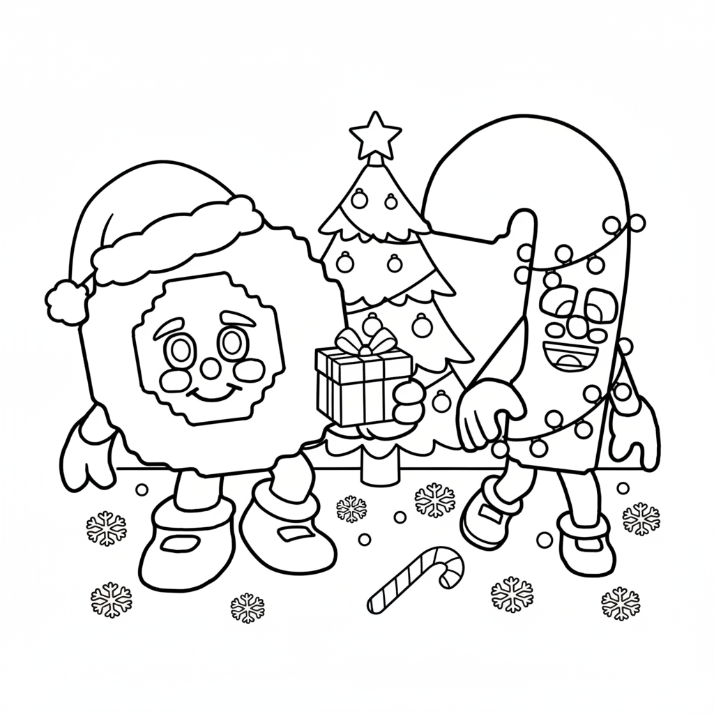 Los Candies 16 páginas para colorear imprimibles Los Candies