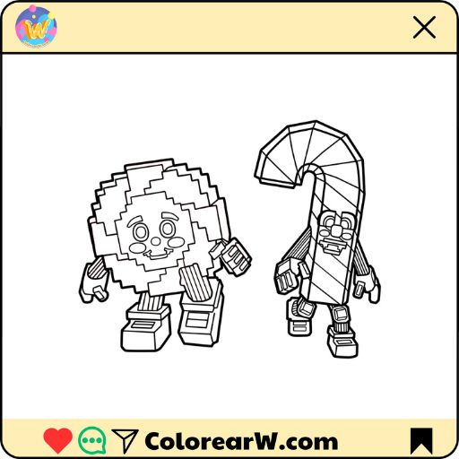 Los Candies para colorear thumbnail