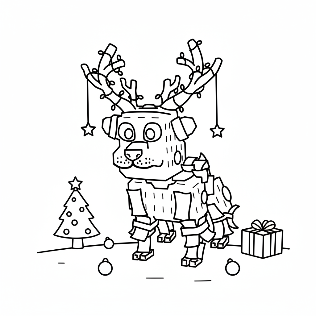 Money Money Reindeer páginas para colorear para imprimir gratis