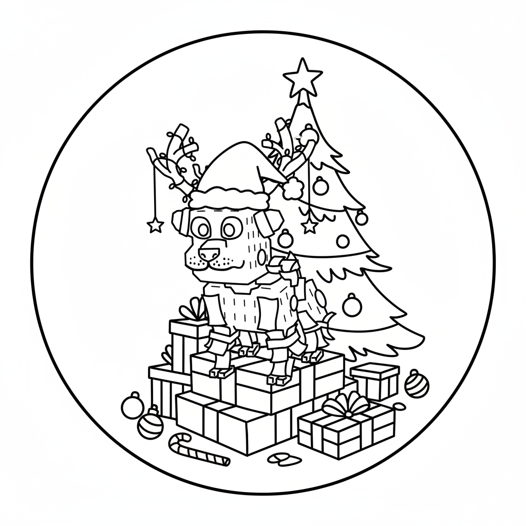 páginas para colorear gratis Money Money Reindeer pdf 1