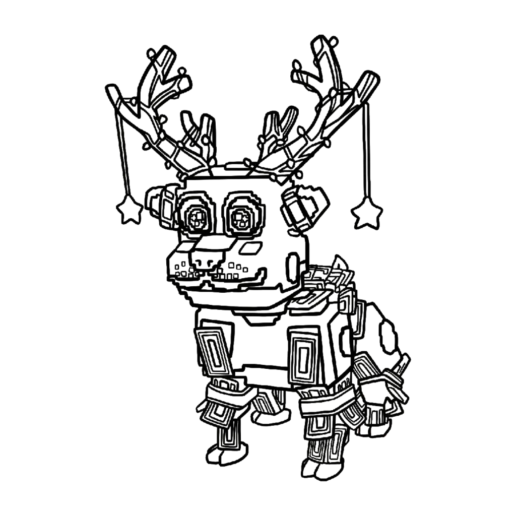 Money Money Reindeer páginas para colorear