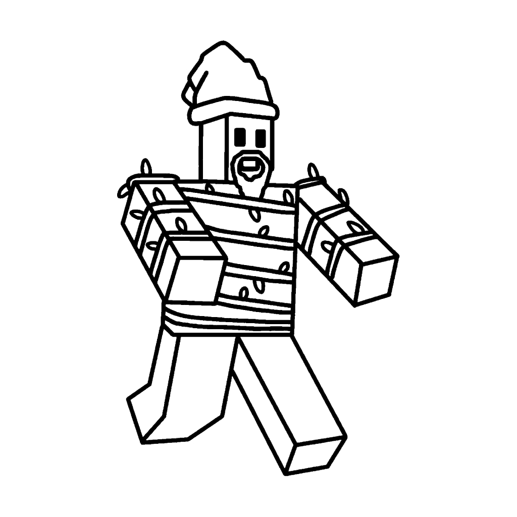 Noobini Santanini 3 páginas para colorear detalladas de Noobini Santanini