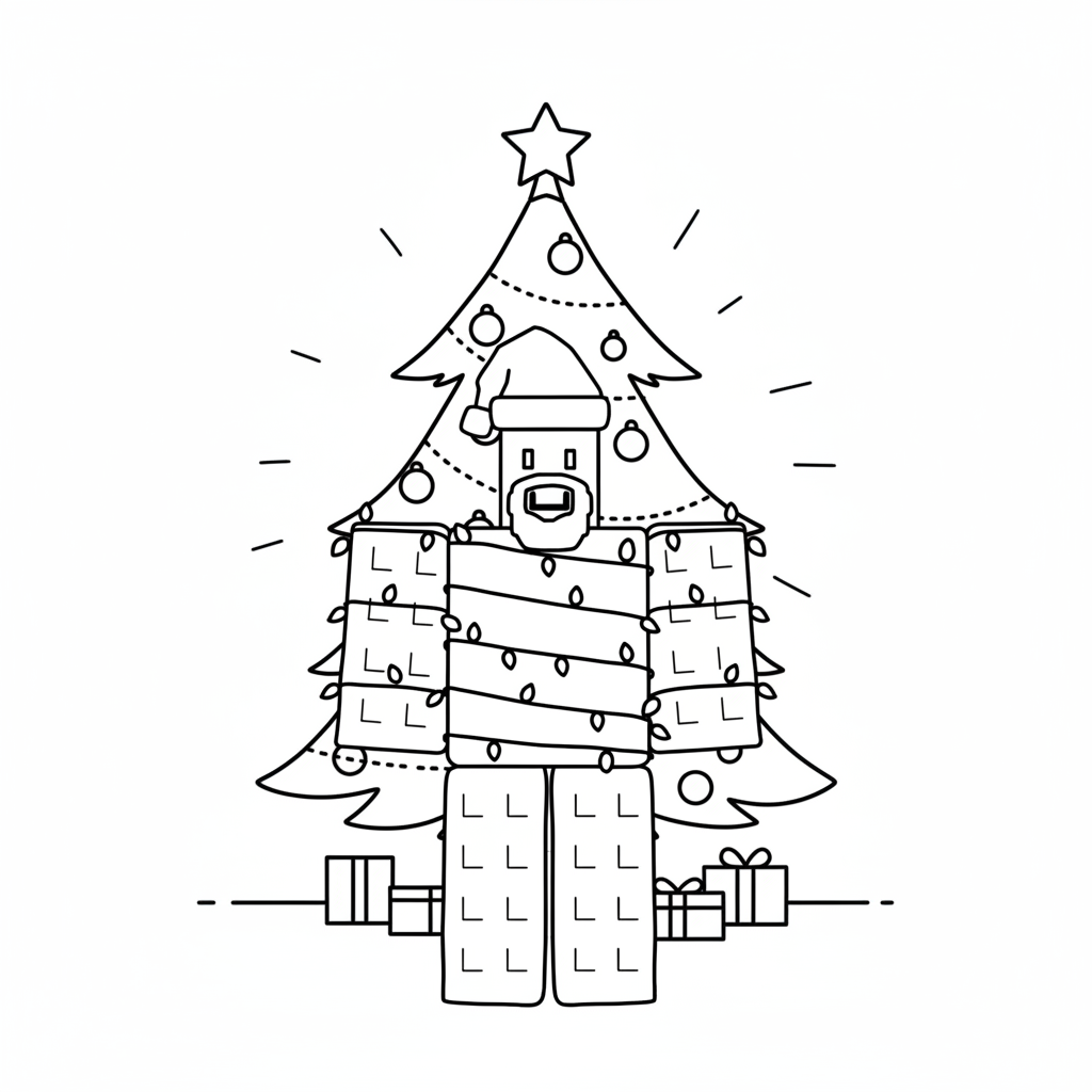 Noobini Santanini 11 lindas páginas para colorear Noobini Santanini