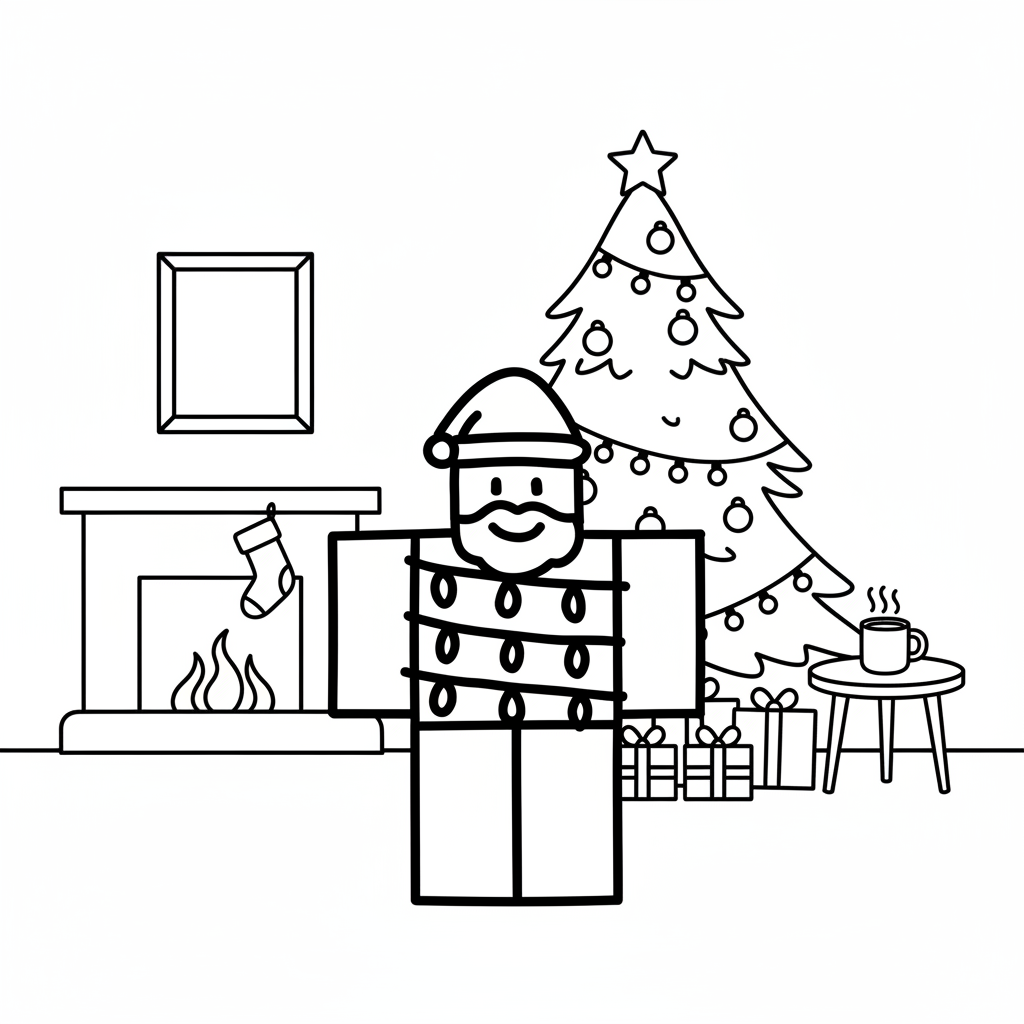 Noobini Santanini 13 páginas para colorear detalladas de Noobini Santanini 2