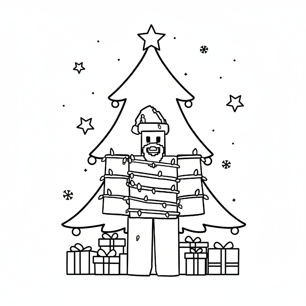 Noobini Santanini 14 páginas para colorear imprimibles Noobini Santanini