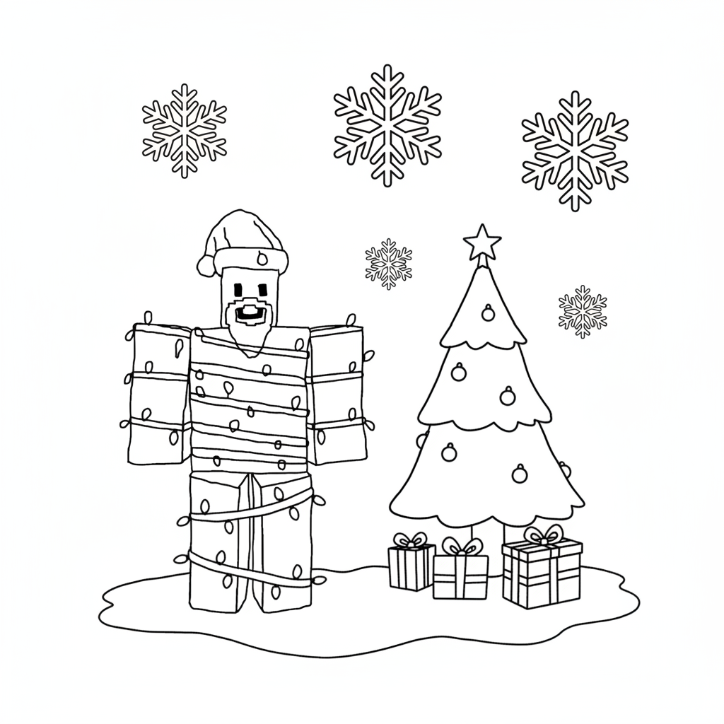 Noobini Santanini 17 páginas para colorear Noobini Santanini imprimibles gratis