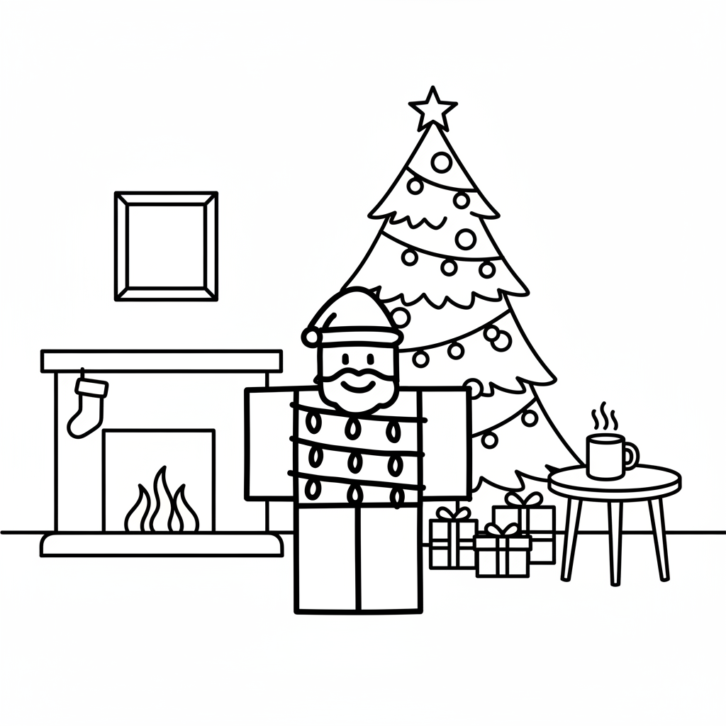 Noobini Santanini 21 lindas páginas para colorear Noobini Santanini 1