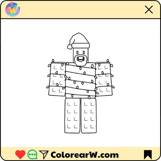 Noobini Santanini para colorear thumbnail