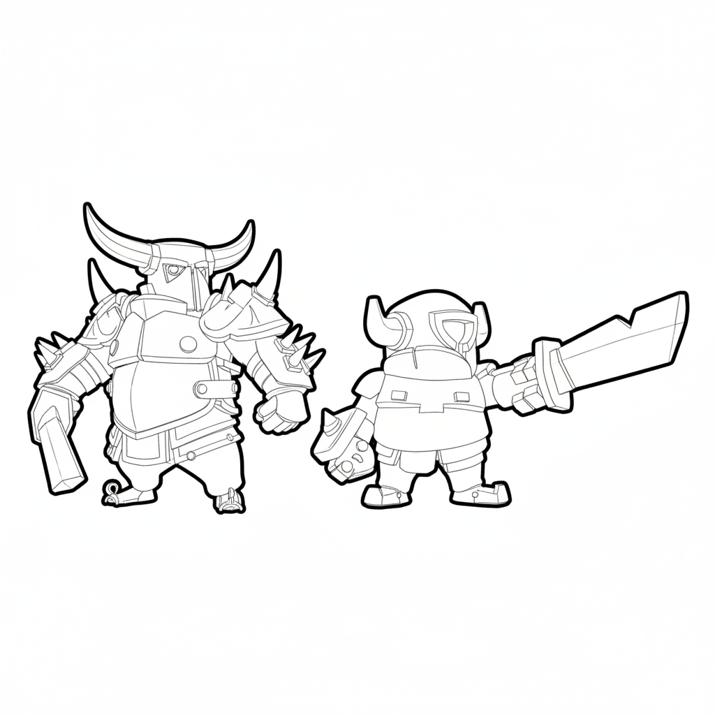 P.E.K.K.A. 17 P.E.K.K.A páginas para colorear