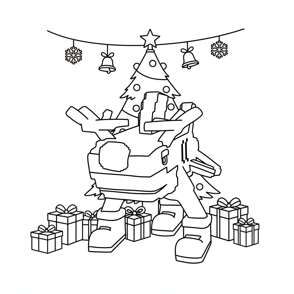 páginas para colorear para niños Reindeer Tralala