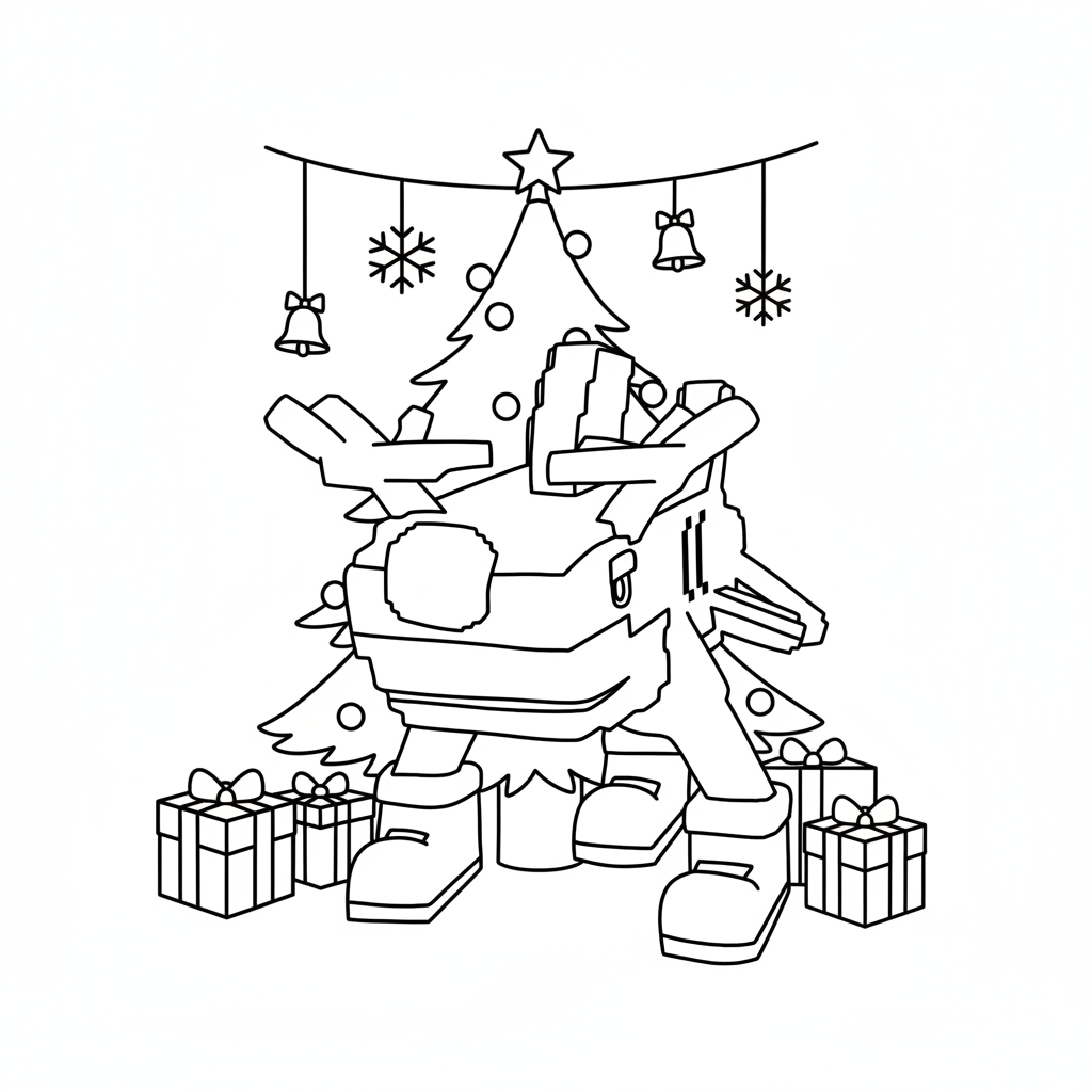 Reindeer Tralala páginas para colorear pdf