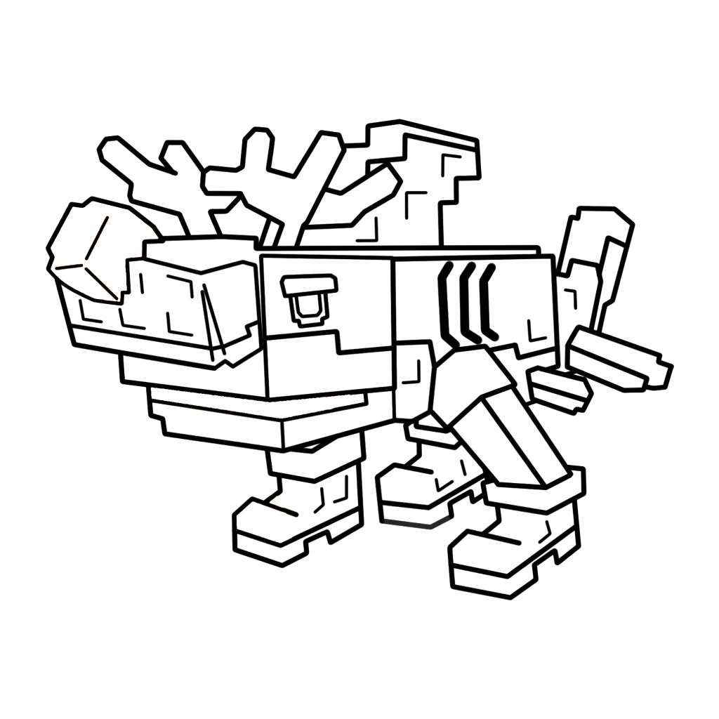 Reindeer Tralala para colorear