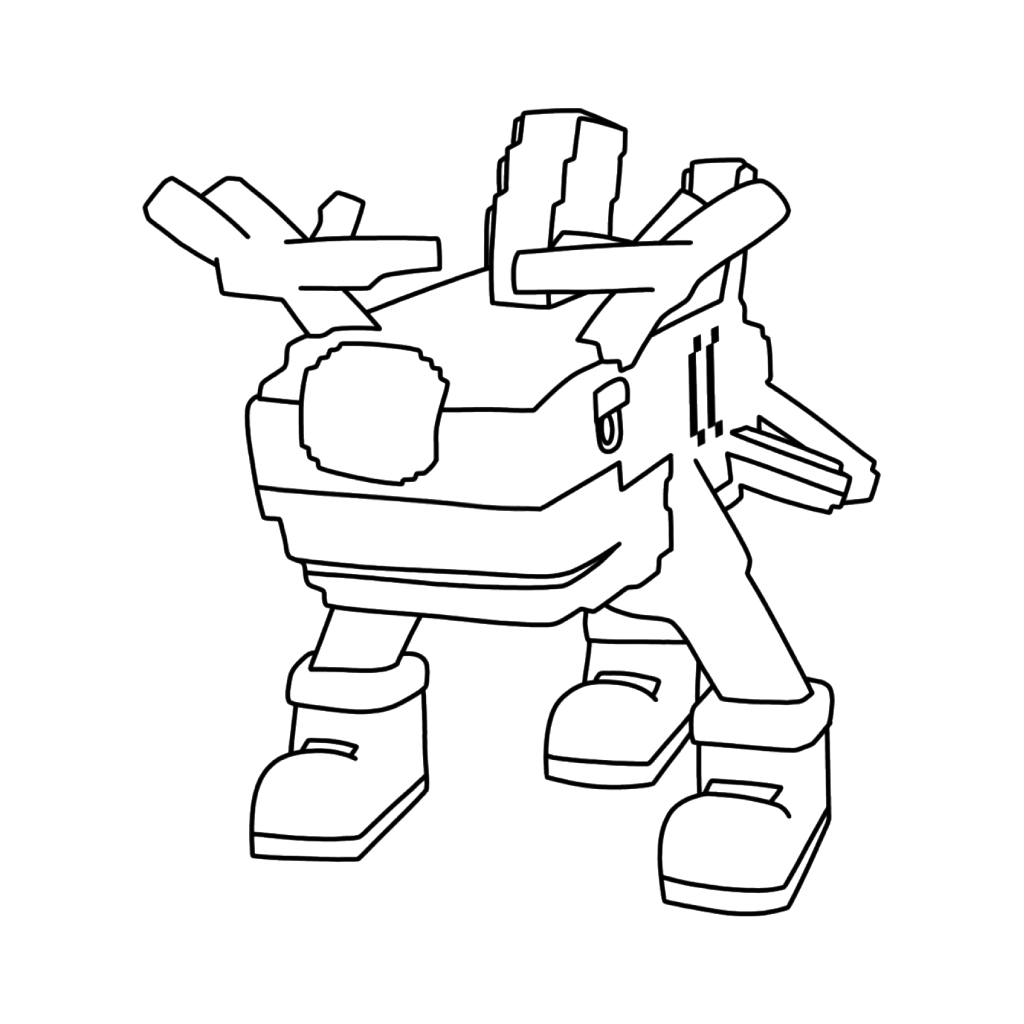 Reindeer Tralala páginas para colorear gratis