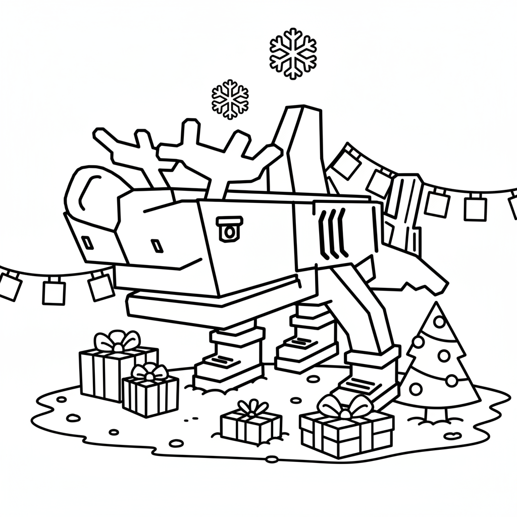 Reindeer Tralala páginas para colorear gratis 1