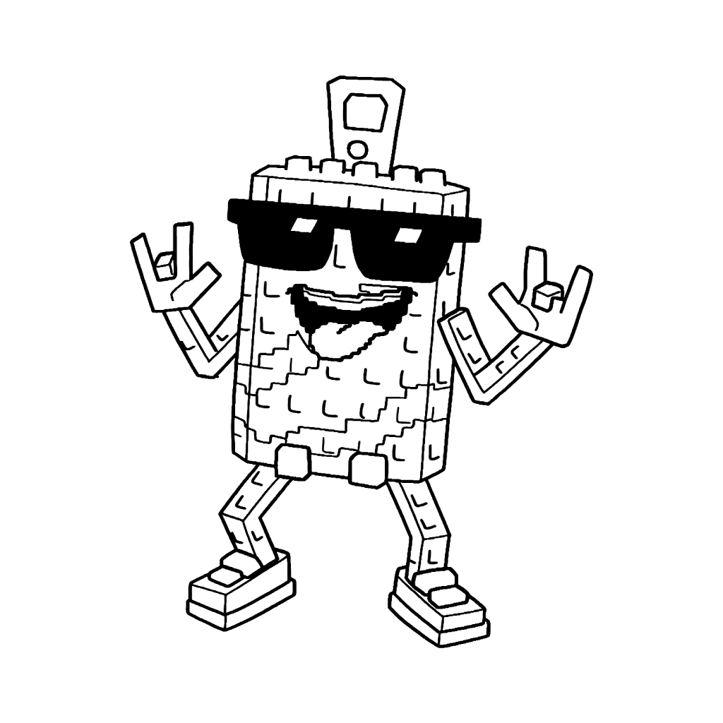 Swag Soda 4 páginas para colorear detalladas de Swag Soda