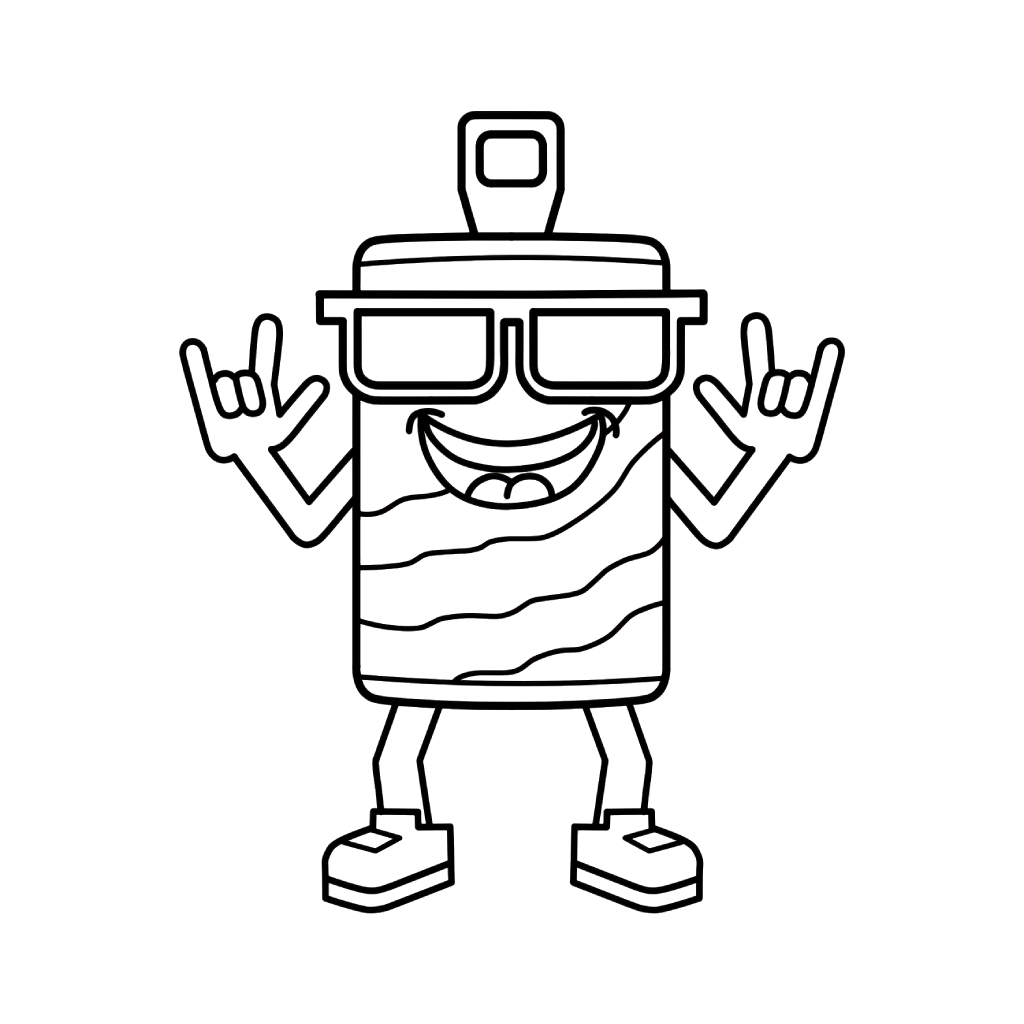 Swag Soda 9 páginas para colorear lindas y fáciles de Swag Soda