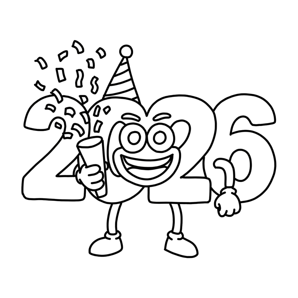 páginas para colorear 2026 Brainrot