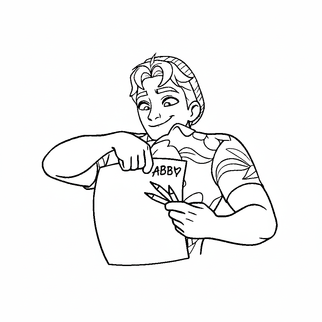 páginas para colorear gratis Abby Saja pdf