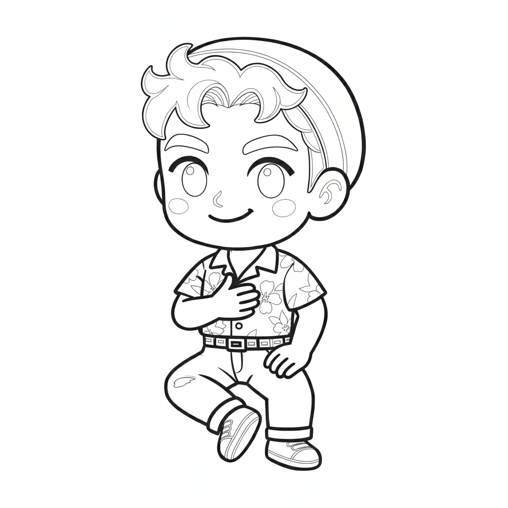 páginas para colorear gratis Abby Saja para adultos