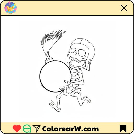 Bomber para colorear thumbnail