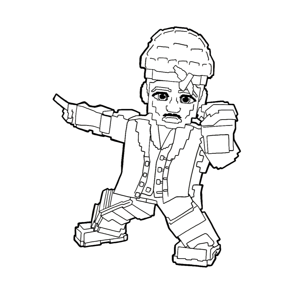 Brunito Marsito 7 páginas para colorear lindas y fáciles de Brunito Marsito