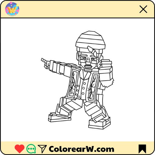 Brunito Marsito para colorear thumbnail