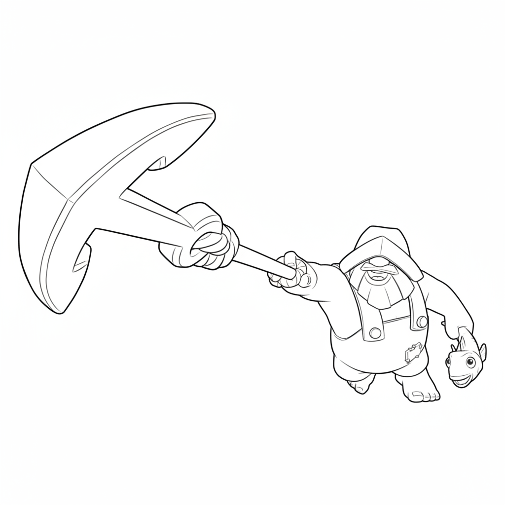 Fisherman páginas para colorear para imprimir