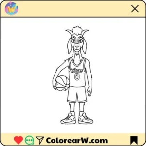 GOAT para colorear thumbnail