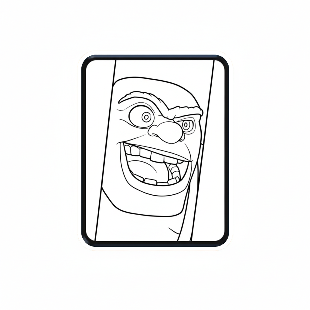 Goblin Brawler páginas para colorear imprimibles