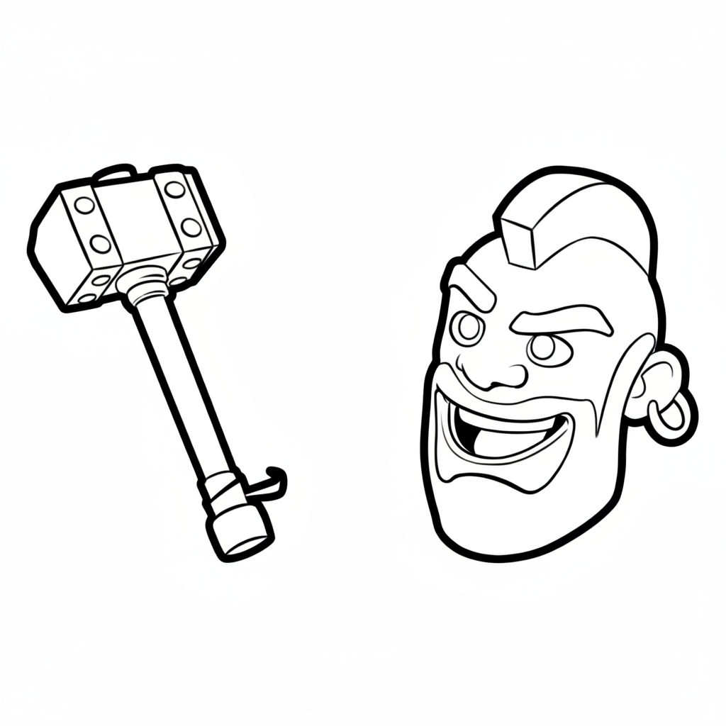 Hog Rider páginas para colorear gratis