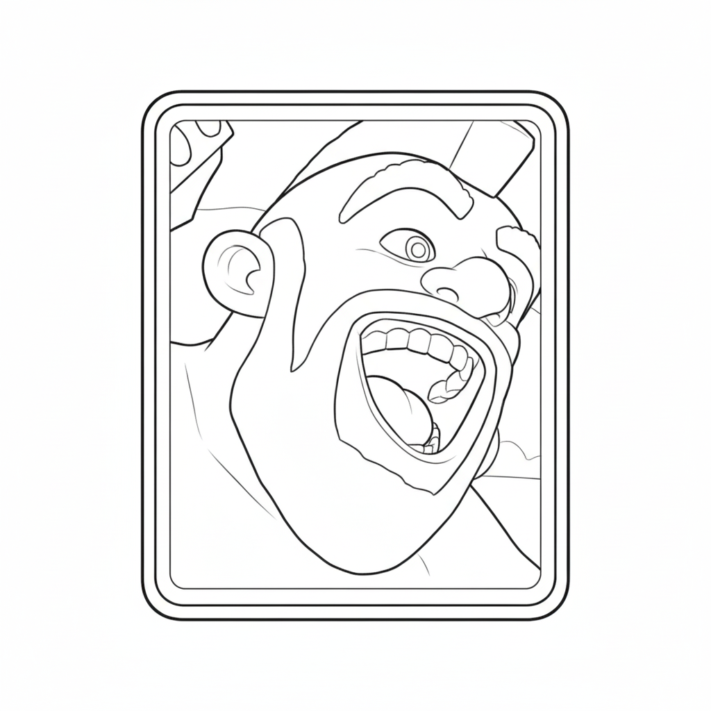 páginas para colorear gratis Hog Rider para adultos