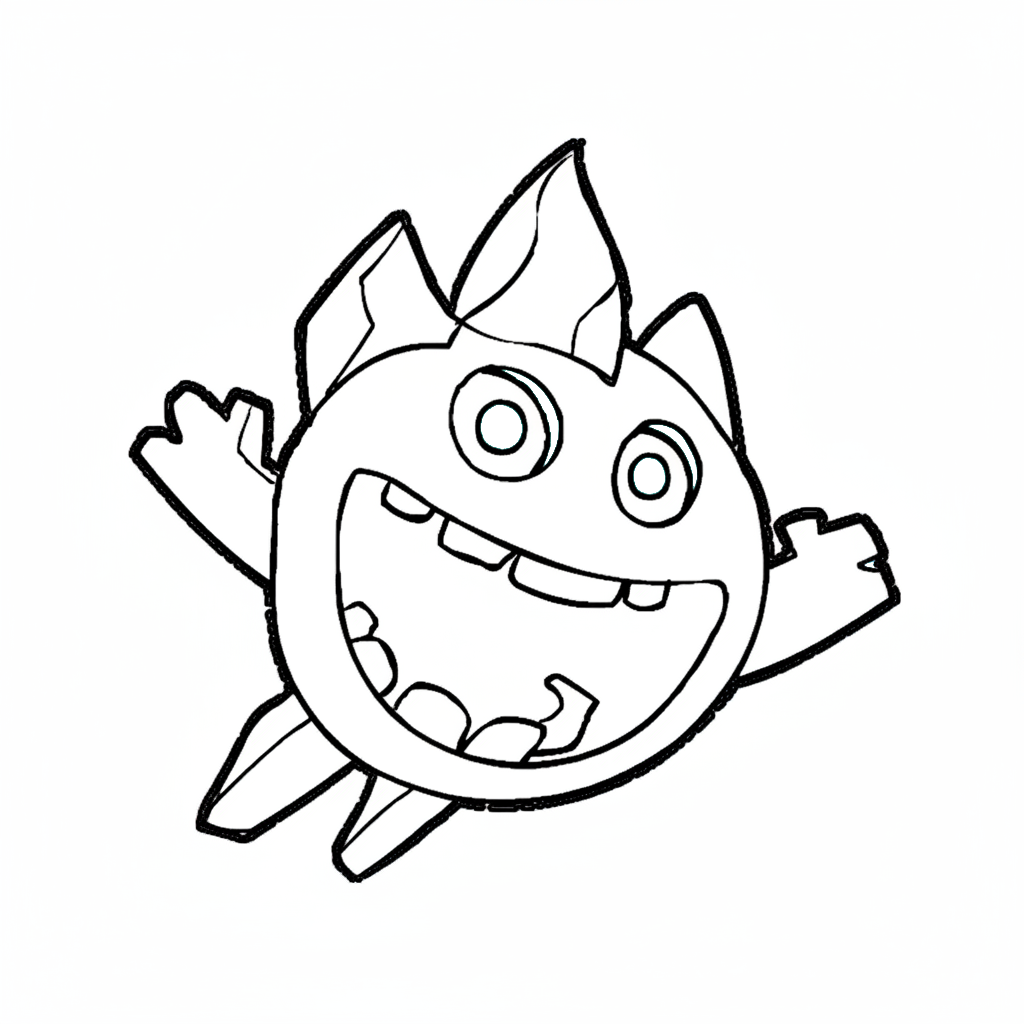 Ice Spirit 3 páginas para colorear para Ice Spirit