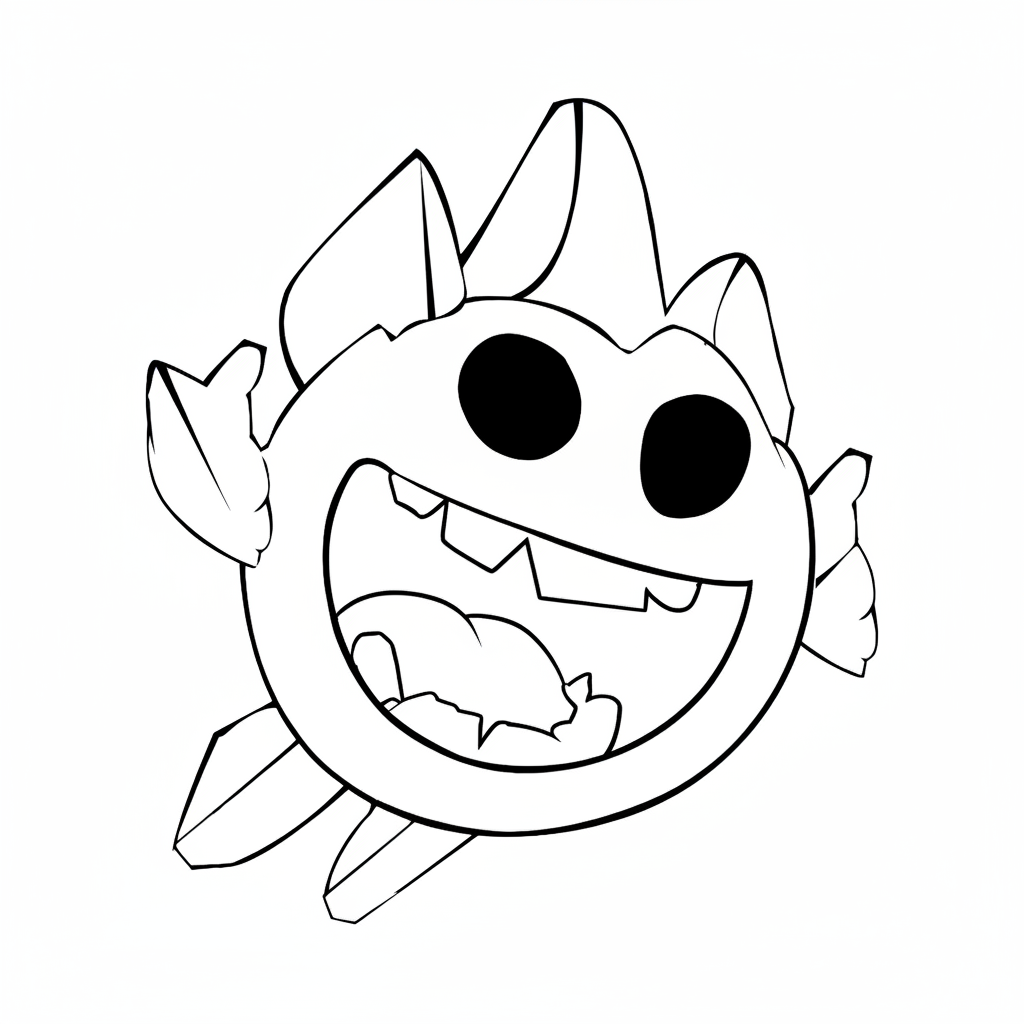 Ice Spirit 9 páginas para colorear kawaii lindas Ice Spirit 1