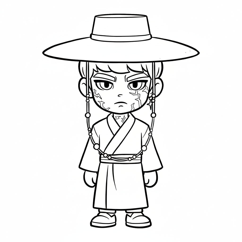 Jinu 14 Jinu páginas para colorear de adornos 1