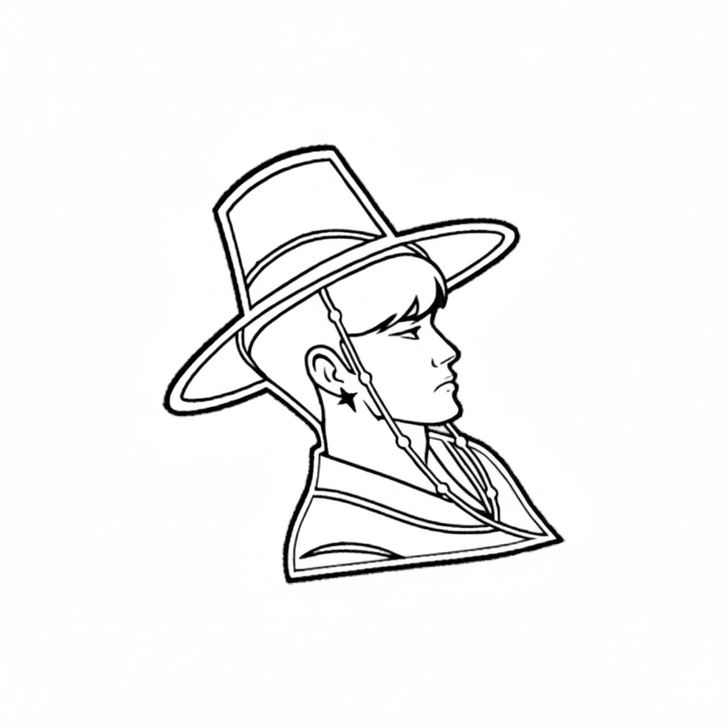 Jinu 5 páginas para colorear de preescolar Jinu