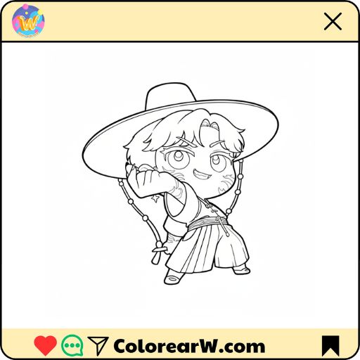 Jinu para colorear thumbnail