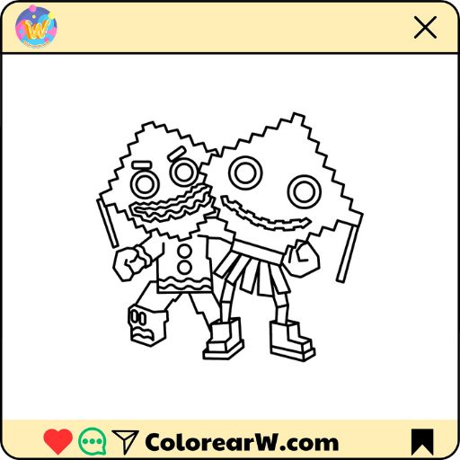 Ketupat Bros para colorear thumbnail