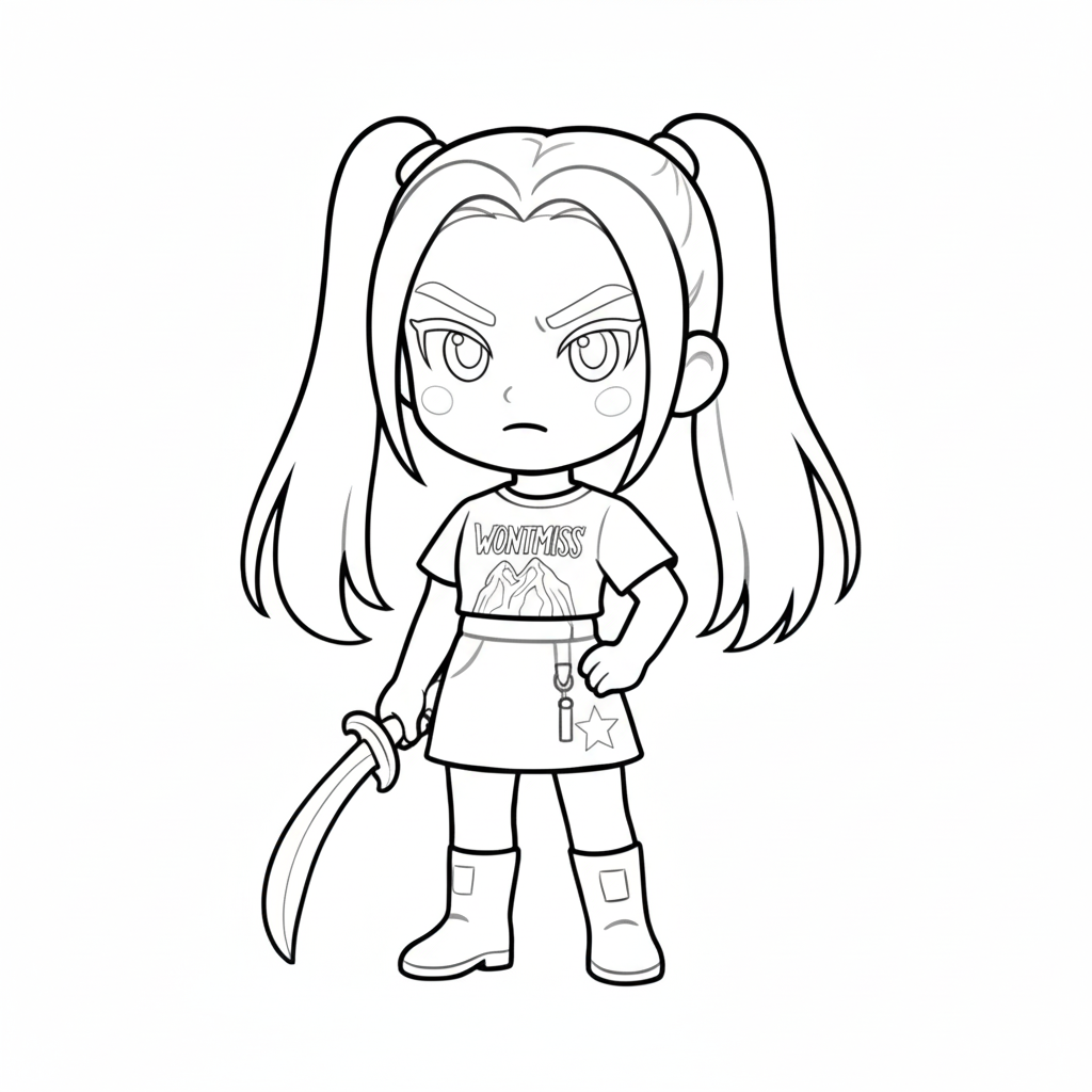 niños Mira páginas para colorear