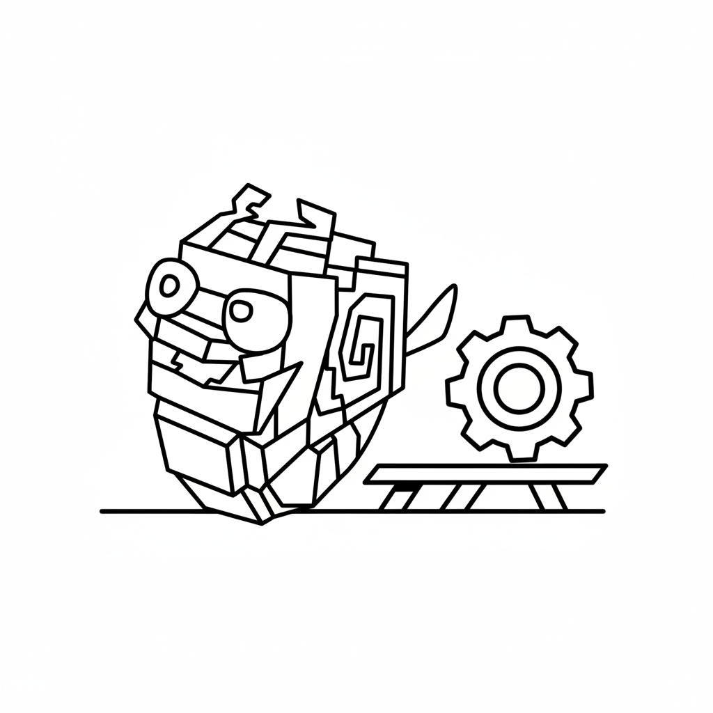 páginas para colorear detalladas de Tootini Shrimpini 1