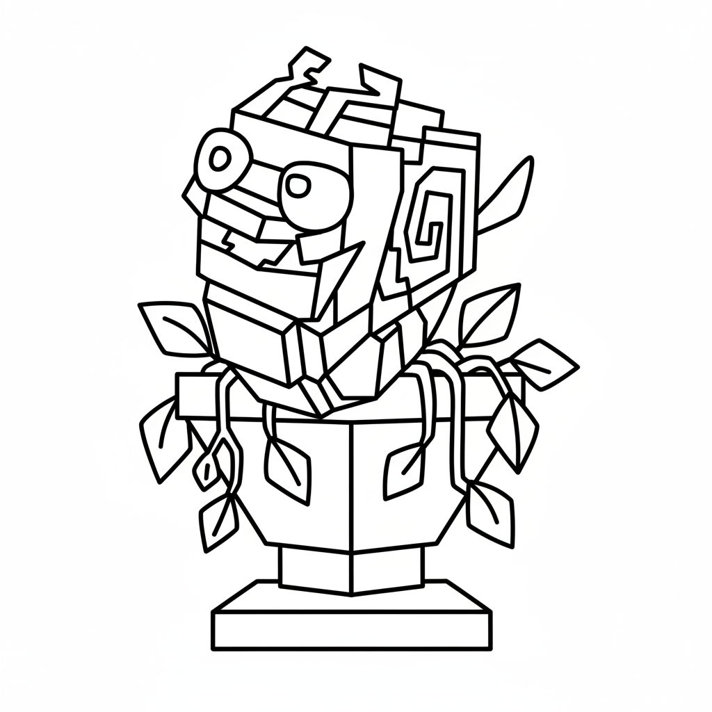 páginas para colorear para adultos Tootini Shrimpini