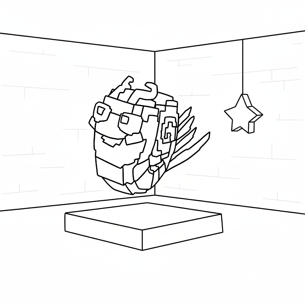 colorear páginas de Tootini Shrimpini