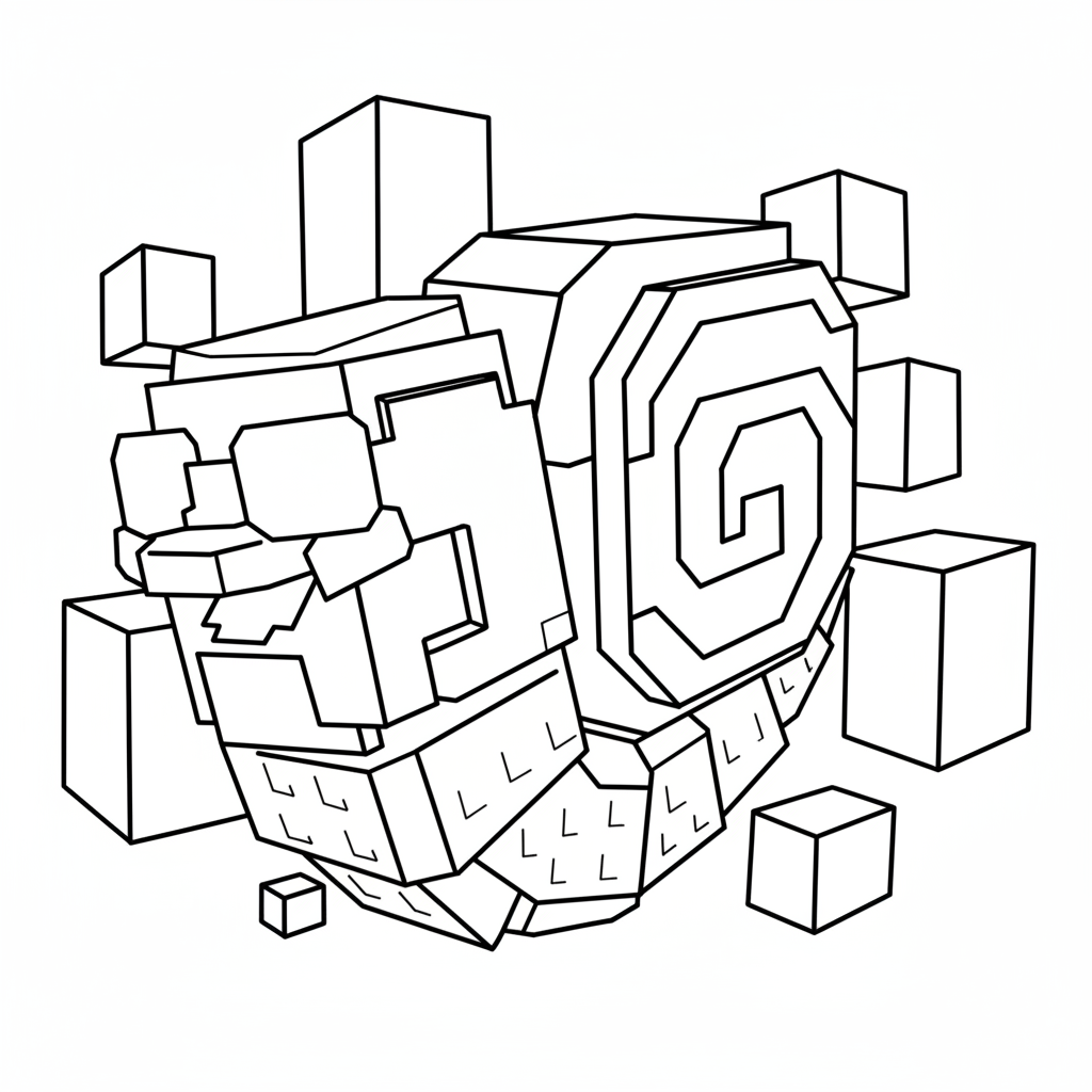 Tootini Shrimpini páginas para colorear fáciles