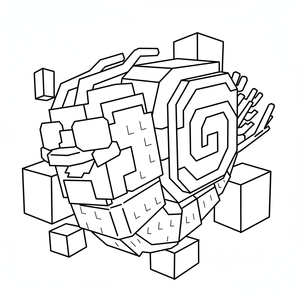 Tootini Shrimpini para colorear