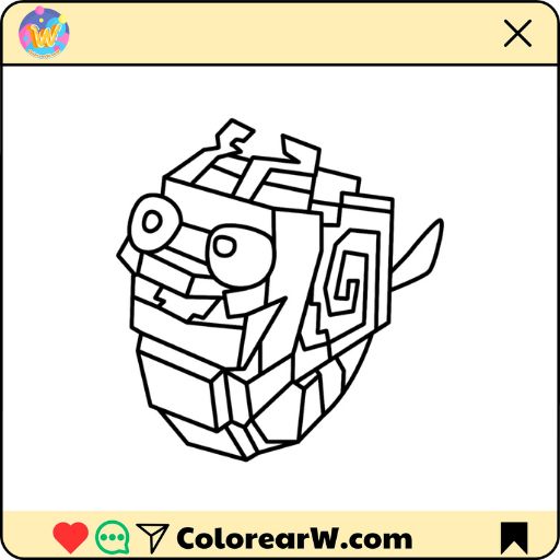 Tootini Shrimpini para colorear thumbnail